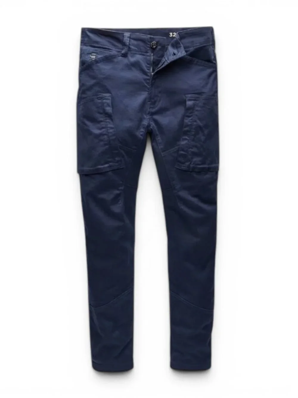 G-Star Raw Zip Pocket 3D Skinny Cargo Pant Navy Mens 32x32 Streetwear Casual